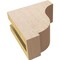 Ekena Millwork 3"W x 6"D x 6"H Classic Van Buren Rough Cedar Woodgrain TimberThane Corbel, Primed Tan CORUR03X06X06VANRCPR - alternate 5